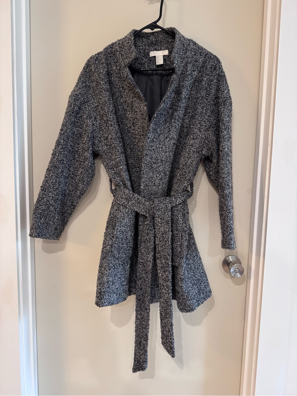 Tweed Bouclé Belted coat